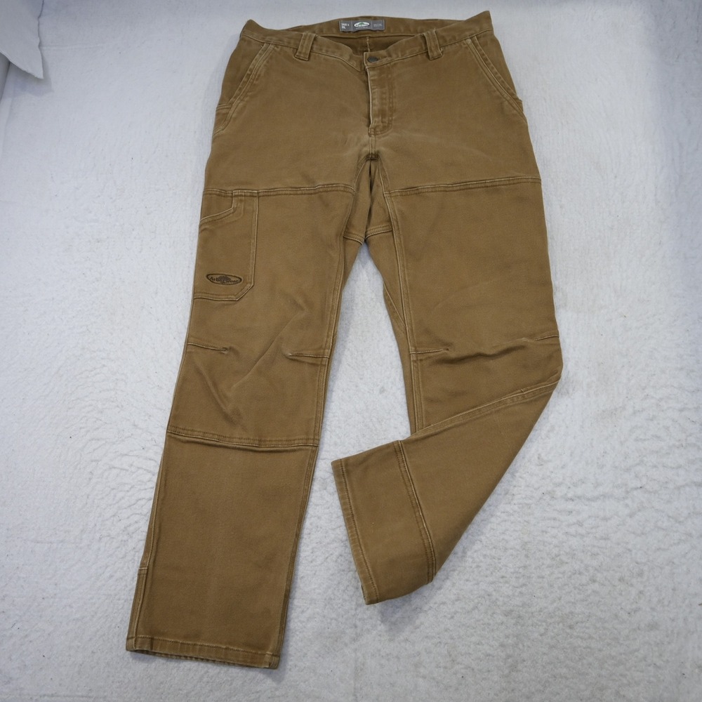 Arborwear Cedar Flex Work Pants Mens 34x30(29)* Brown Canvas Double Knee Utility